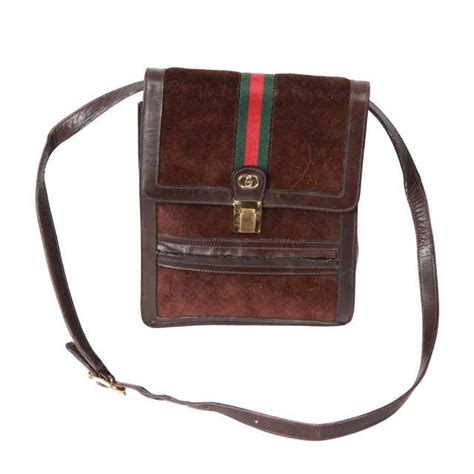 gucci cross over bag men|gucci suede crossbody bag.